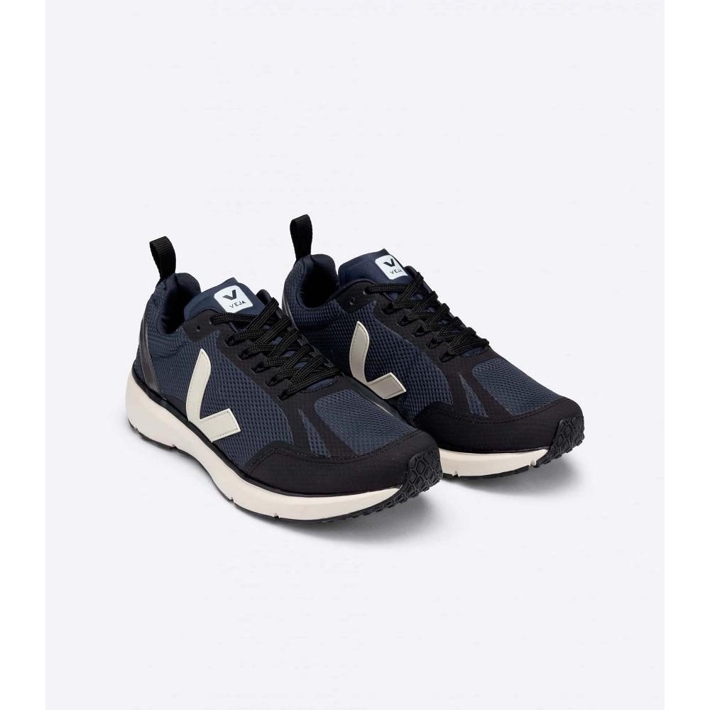 Men's Veja CONDOR 2 ALVEOMESH Running Shoes Black/White | ZA 131SGL